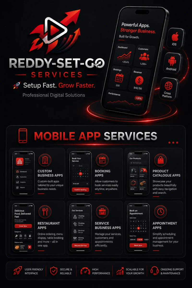 REDDY-SET-GO portfolio — social media work